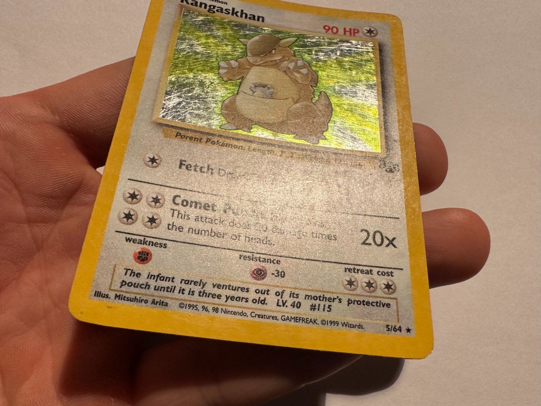 Pokémon Carte collezionabili: Kangaskhan holo Jungle EN – Usato da Hagendorn venduto da Pokecollectorch 4