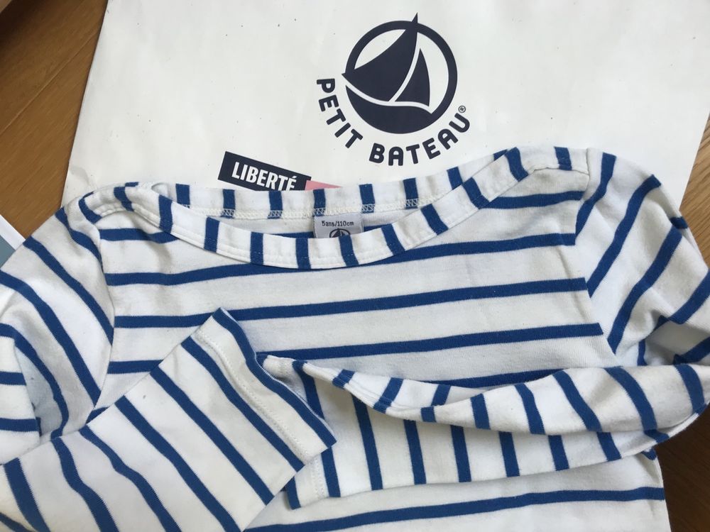Sweat Marinière Petit Bateau - Taille M (18 Ans), Occasion En Très Bon état, Multicolore
