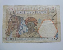 Africa Occidentale ++ 25 Francs 1942