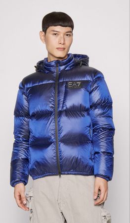 Giubbotto Emporio Armani blu elettrico misura M