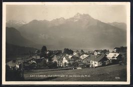 Chesières, Vue générale et les Dents 