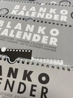 3 Blanko Kalender zum Basteln NP ca. 40.-