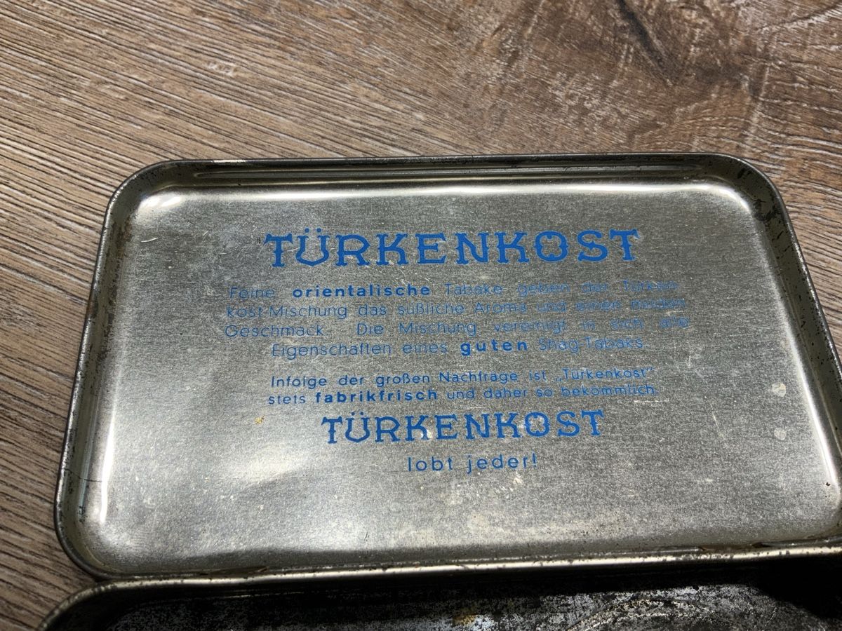 Tabacchi: Blechdose Beckmann Tabak Türkenkost Orient  – Usato da Willisau venduto da Minali 4