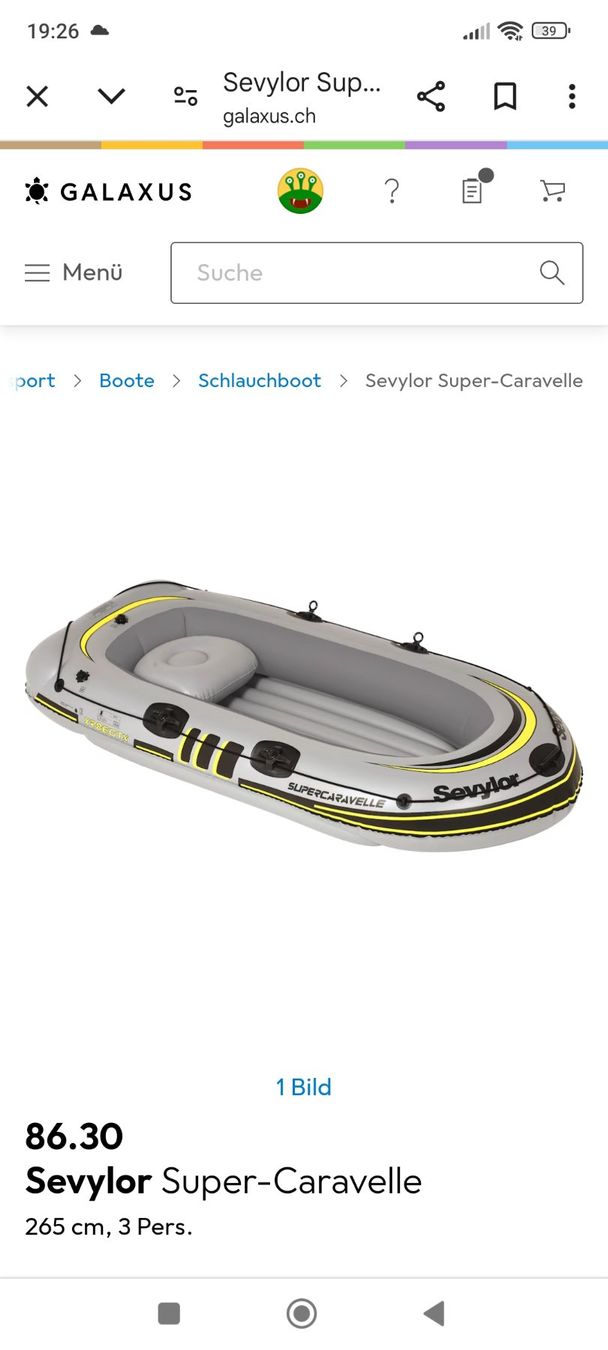 Barche: Neues Schlauchboot – Nuovo e nell'imballaggio originale da Buchs SG venduto da sem_vd5r 2