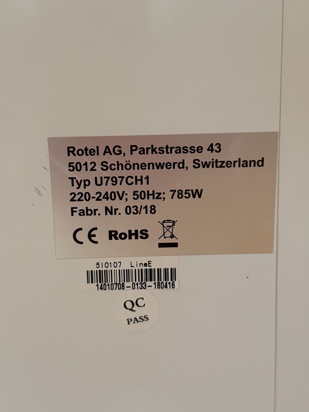 Rotel Condizionatori: Rotel Klimagerät 7000 BTU/h – Usato da Wigoltingen venduto da Kdave 3