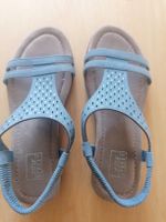 Sandales été femme bleues Easy Street T36 neuve porté 1 fois
