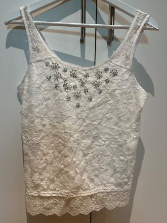 Weisses Top, A&F (Abercrombie), Gr. S, neuwertig!