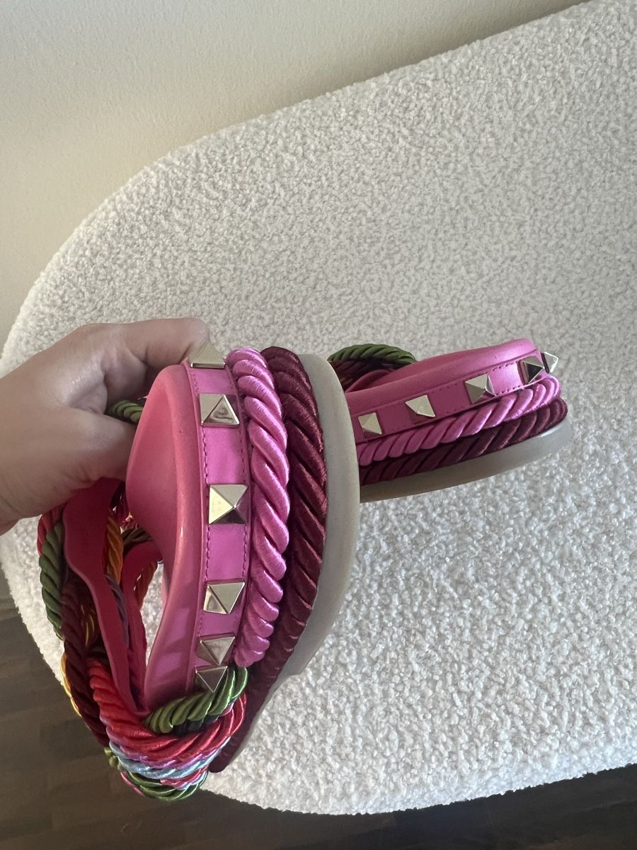 Damenschuhe: Valentino Sandalen Rockstud – Neu (gemäss Beschreibung) aus Baar von Lila2006 3