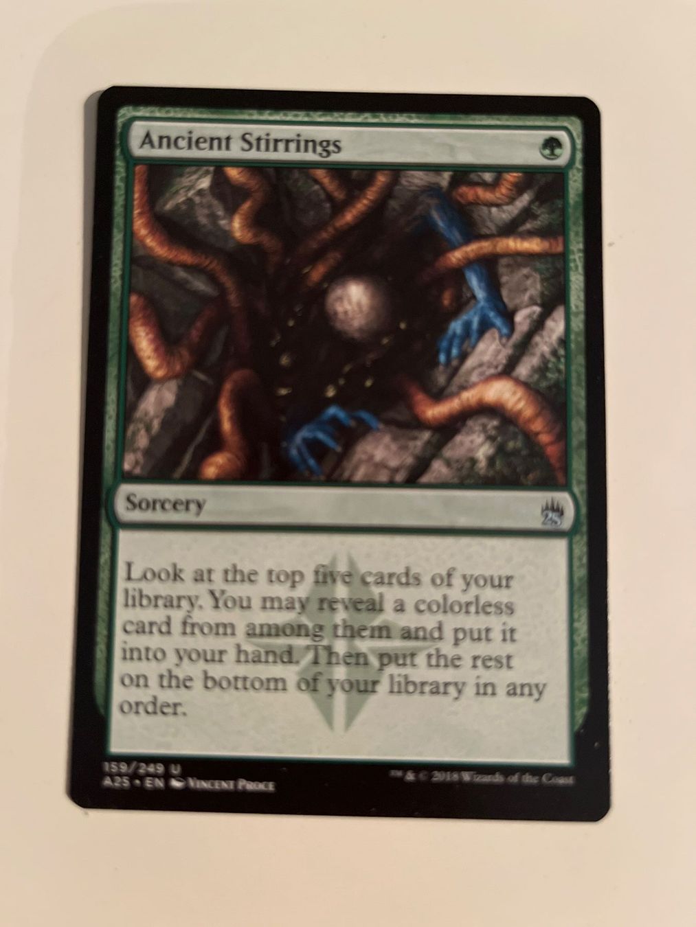 Magic The Gathering Carte collezionabili: 1 x Ancient Stirrings - Magic: The Gathering - MtG – Usato da Kriens venduto da Shadi1980