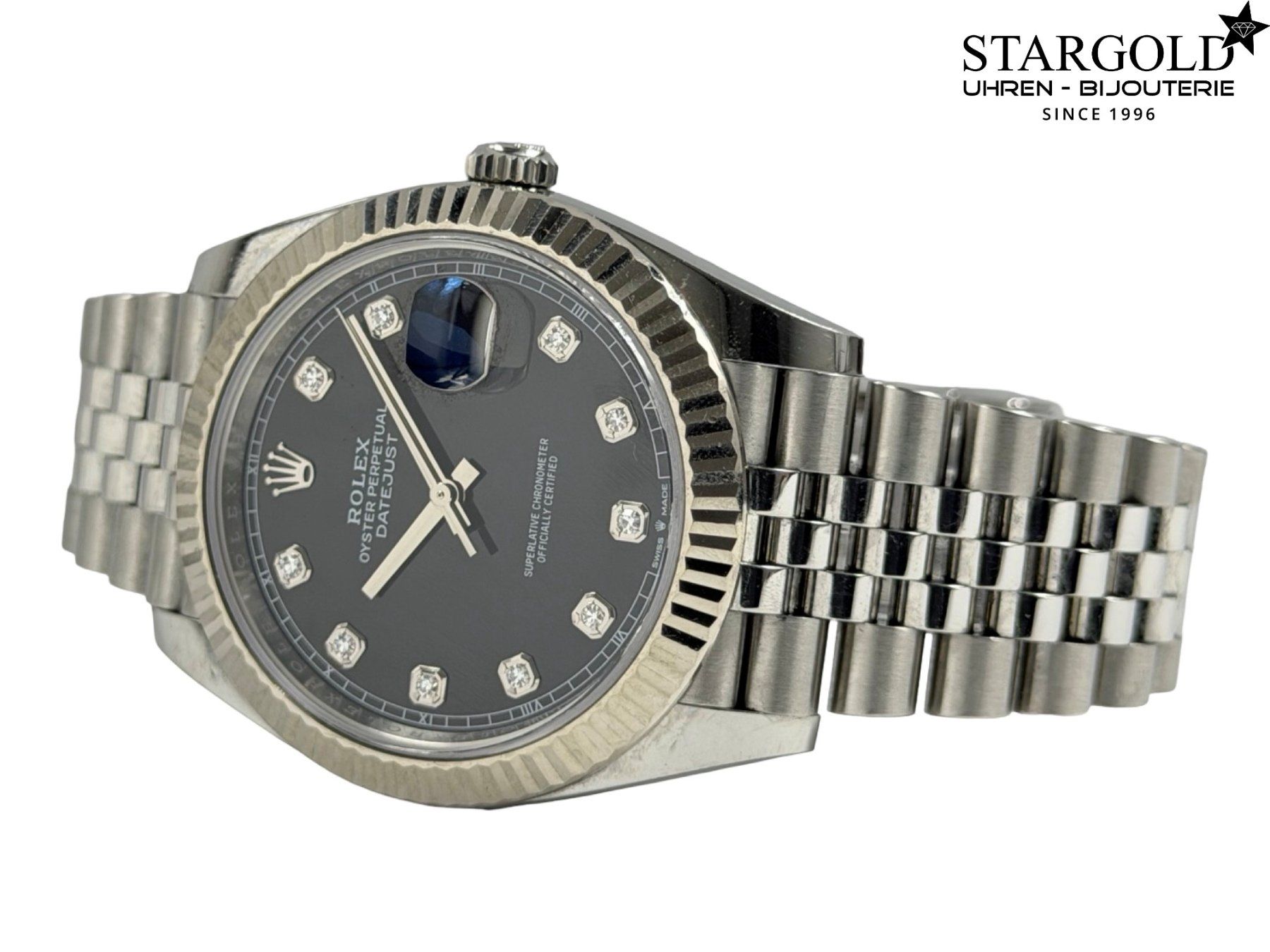 Rolex Orologi: Rolex Datejust 41 mit Diamanten - 126334 – Usato da Zürich venduto da Stargold-Uhren 1