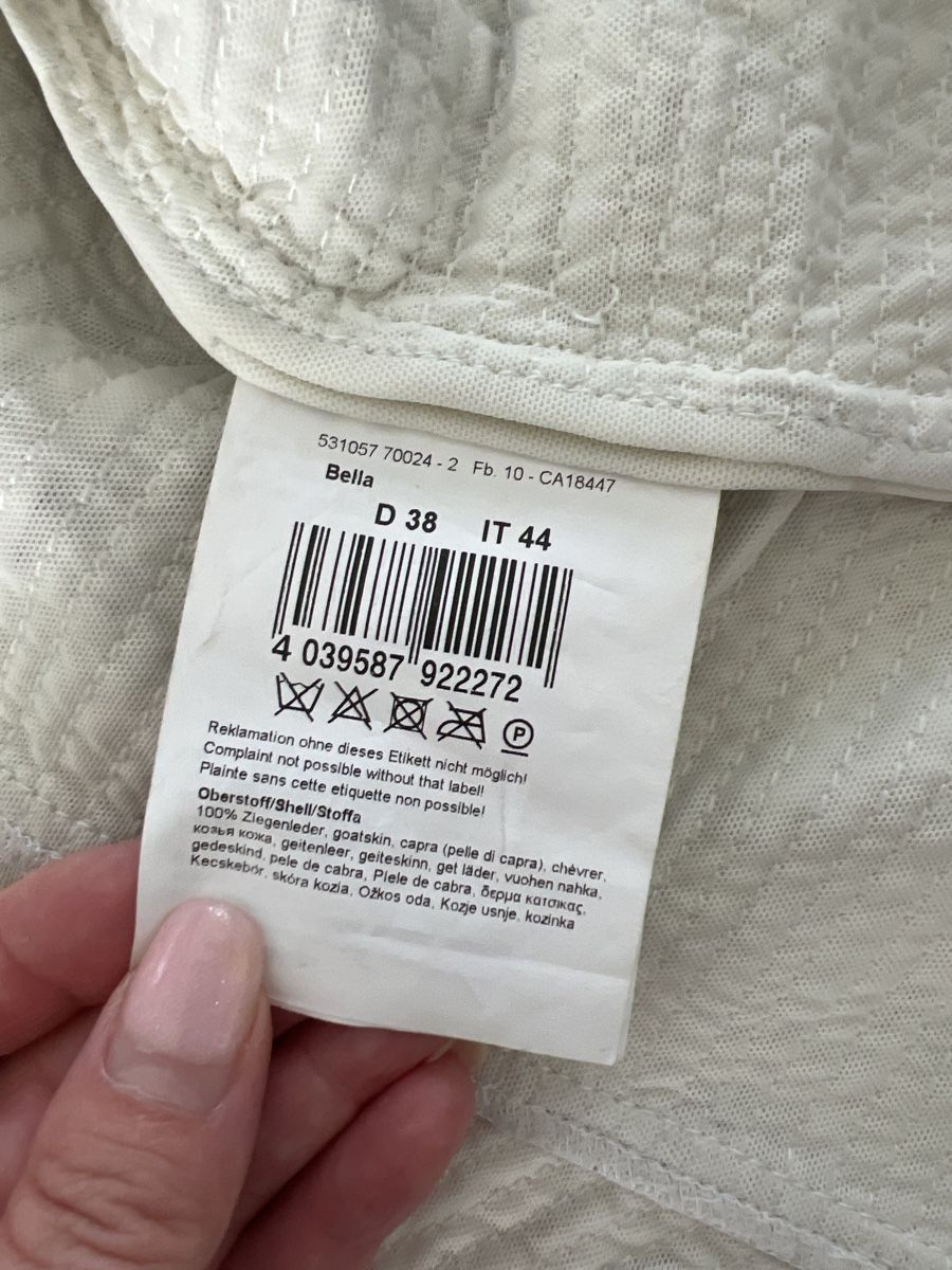 Giacche: Weisse Lederjacke Milestone Gr. 38 beige – Usato da Oberuzwil venduto da DanaB01 5
