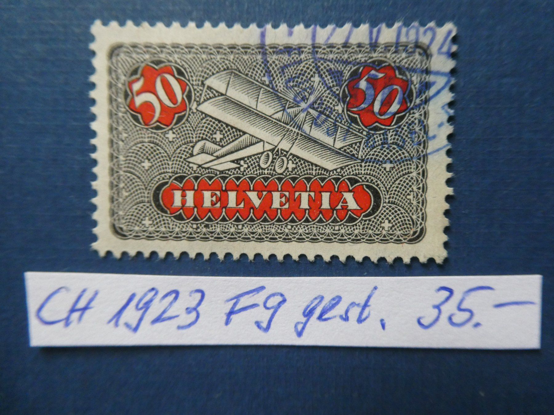Tutti i francobolli: CH 1923 F9 gestempelt – Usato da Lausen venduto da Herbamare01