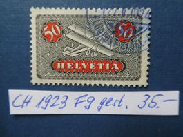 CH 1923 F9 gestempelt