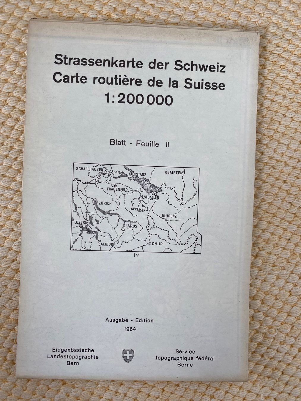 Cartine & Atlanti: Carte routière de la suisse – Usato da Versoix venduto da coul-raoul