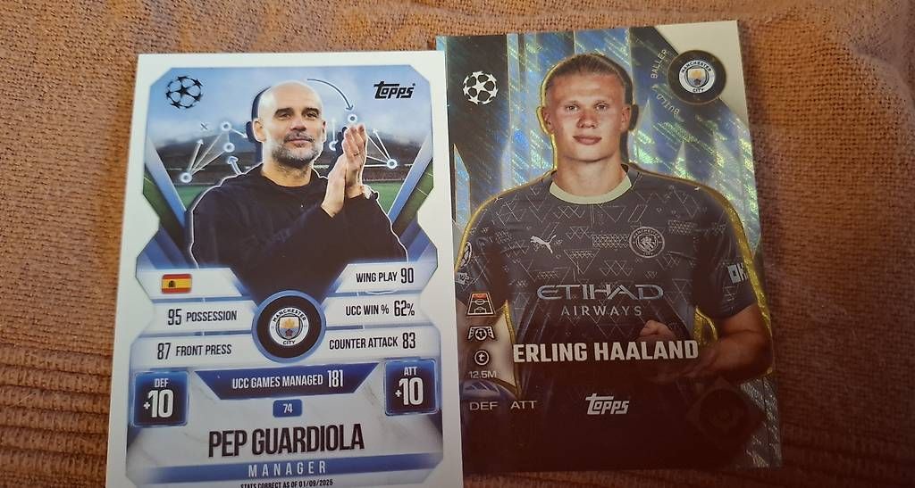 Carte collezionabili: Manchester City Sammelkarten Set  – Usato da Pfäffikon SZ venduto da yello13 1