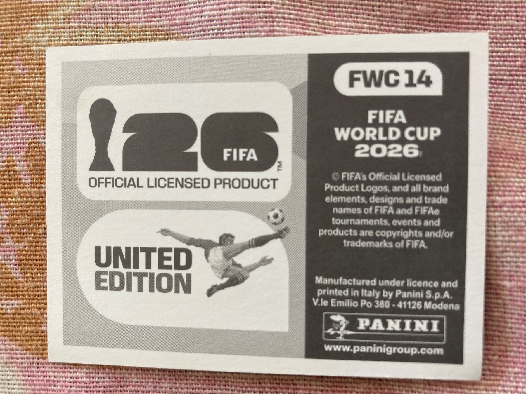 Panini Cartes à collectionner: WM Sticker FWC 14 – Neuf (Voir description) à Winterthur par Whitefish 1