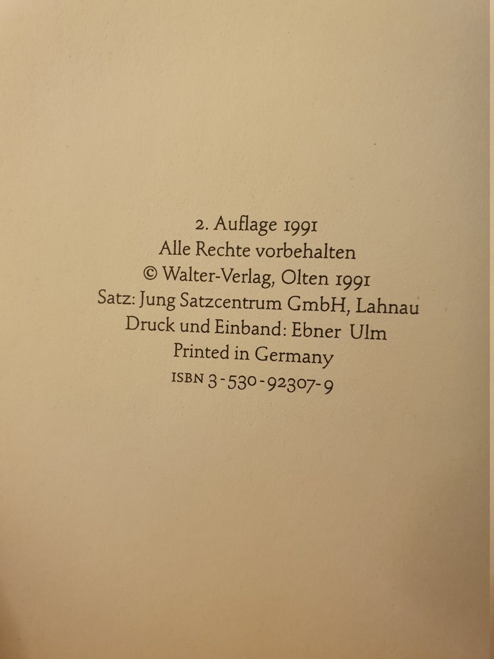 Livres: Der Wolkenbaum - Silja Walter – D'occasion à Zürich par loosebone 3