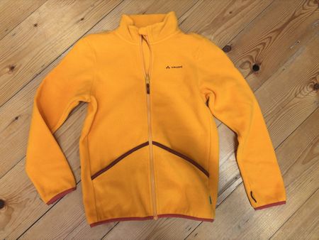 Fleecejace VAUDE orange, Grösse 146/152
