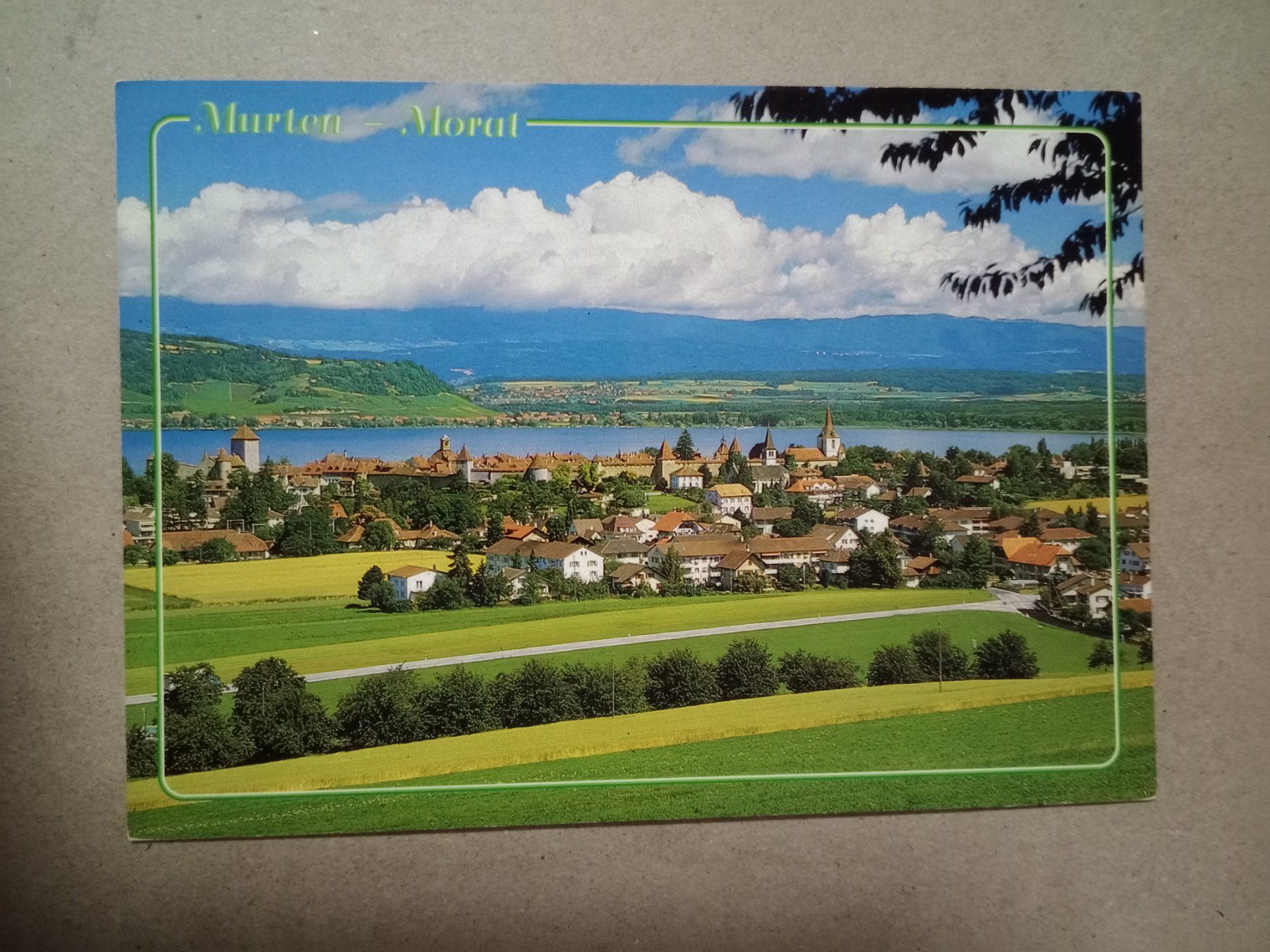 Cartoline postali: Ak Murten Morat Gesamtansicht – Usato da Küttigen venduto da Melisch1000