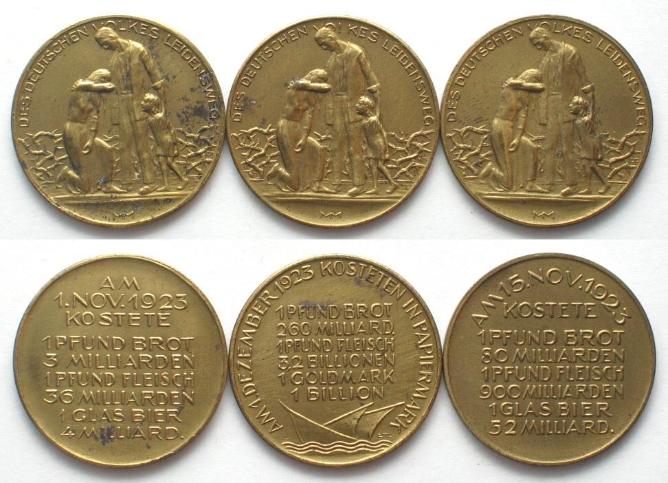 Satz 1923 Hungermedaillen Inflation | Kaufen auf Ricardo
