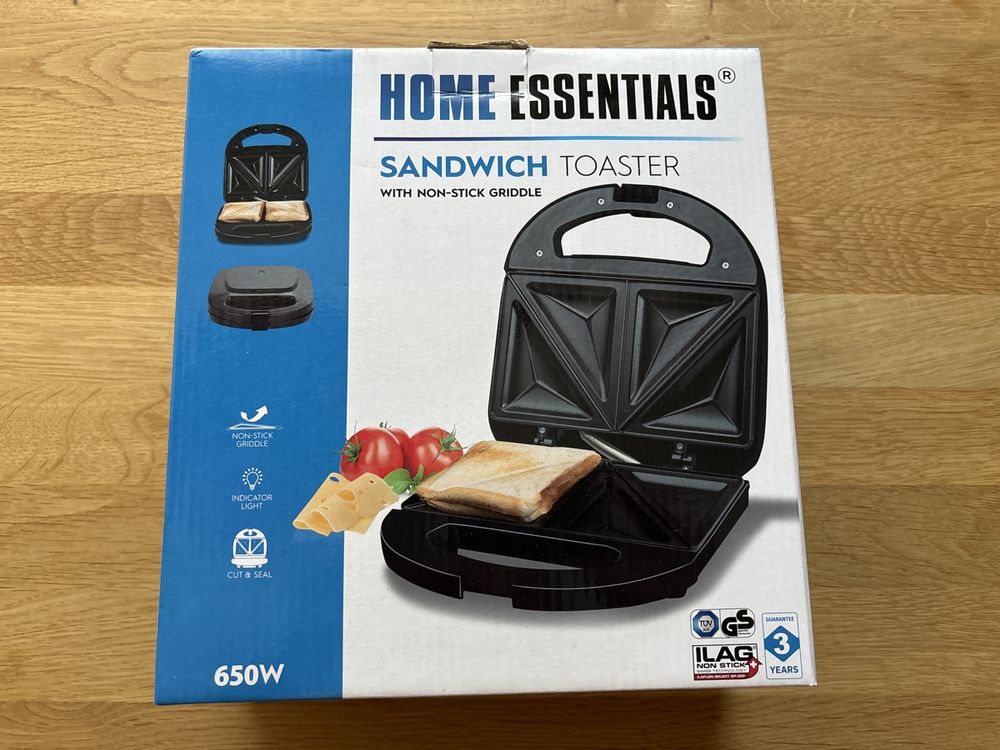 Home essentials sandwich toaster 650W | Kaufen auf Ricardo