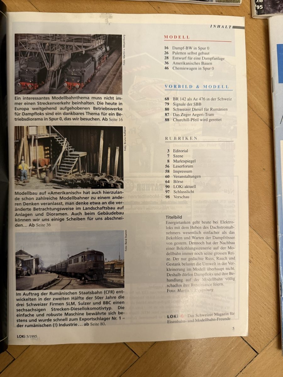 Riviste & Magazine: 7 verschiedene Eisenbahn Revues – Usato da Biel/Bienne venduto da fxgindrat82 7