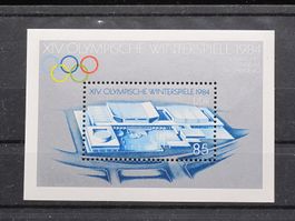 DDR 1983 Sarajevo Olympics Block 74 **