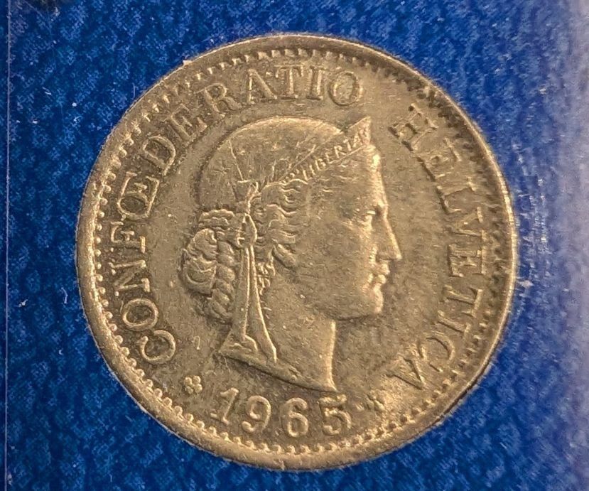 Tutti le monete: 10 Rappen 1965 – Usato da Arch venduto da coinsandmore