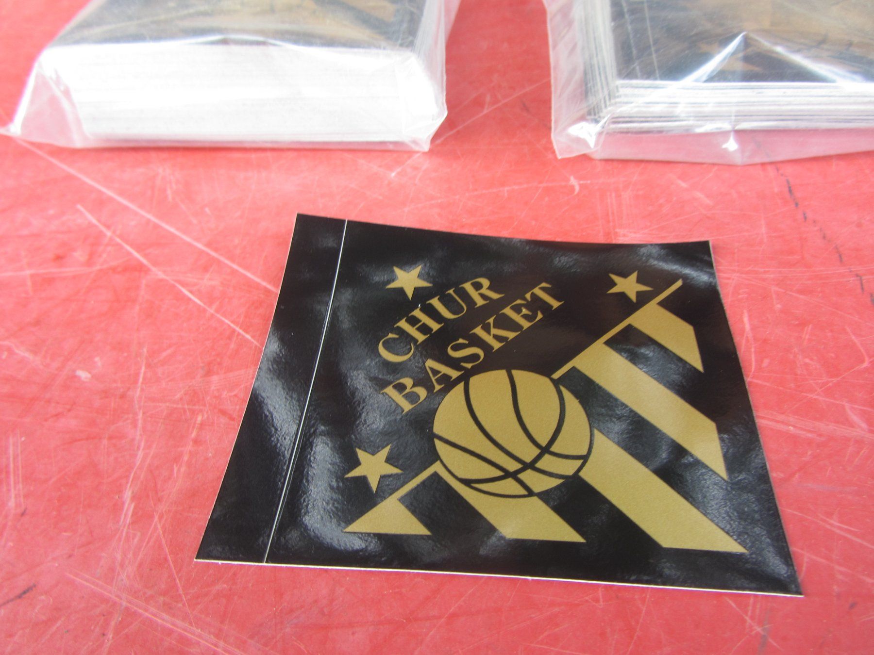 Aufkleber: 160 x Chur Basket Sticker – Gebraucht aus Wolfhalden von Quiria68 1