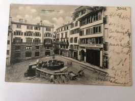 Alte Ansichtskarte Zürich, Stüssihofstadt, ca. 1903