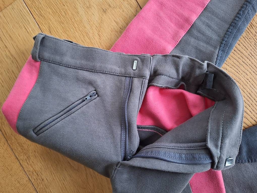 Felix Bühler Pantaloni: Mädchen Reithose Gr. 146, dunkelgrau-pink – Usato da Dietwil venduto da rotchaeppli77 3