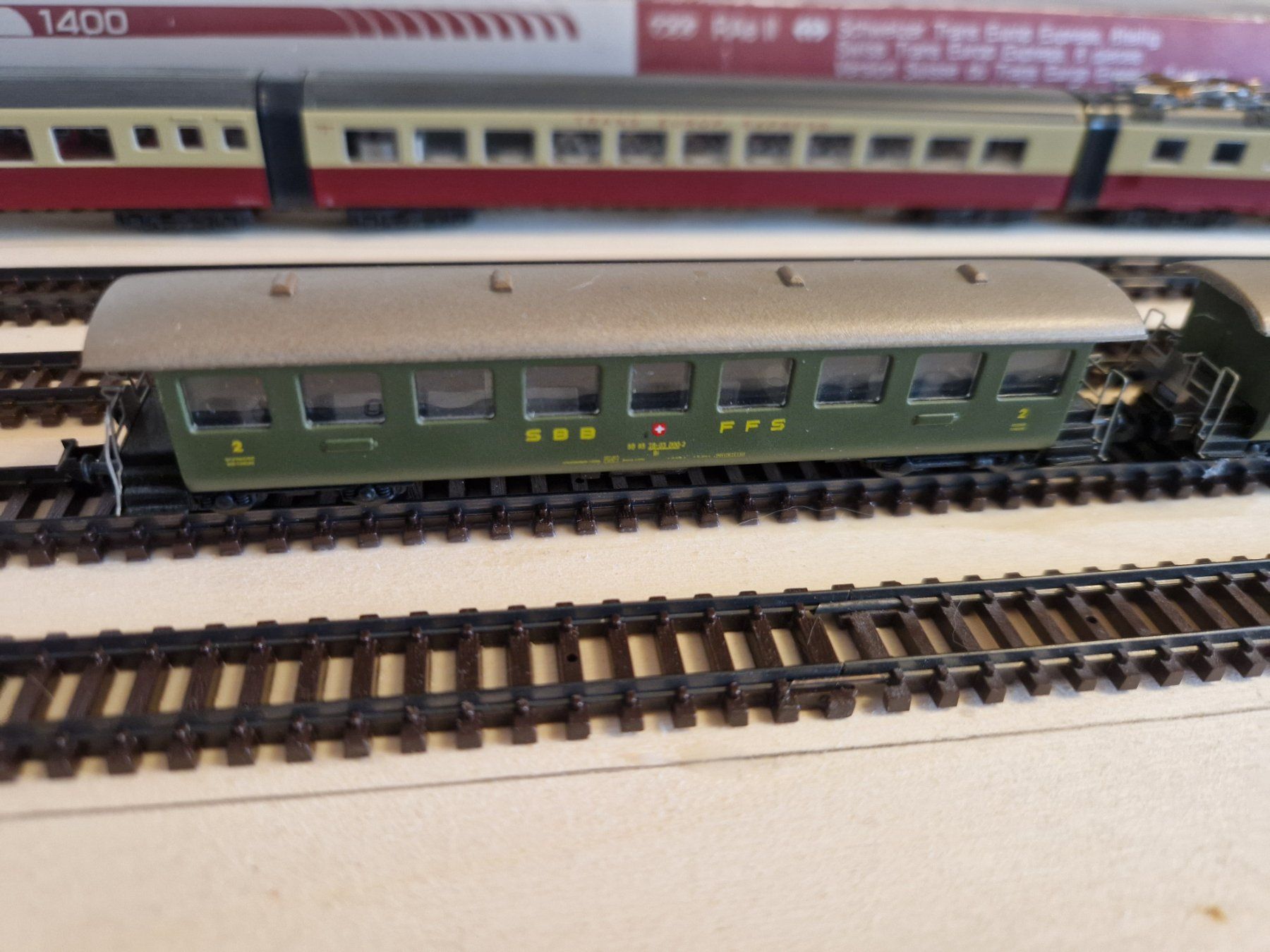 Modellini di ferrovie: 2 wagons CFF – Usato da Neuchâtel venduto da allen07