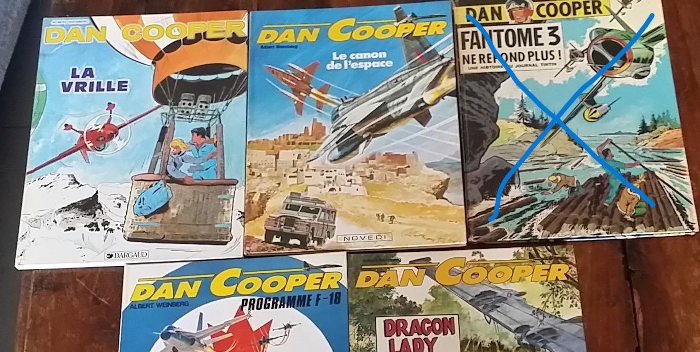 Comics: BD Dan Cooper A. Weinberg signé, dessin original, daté – Gebraucht aus Epagny von Kariba