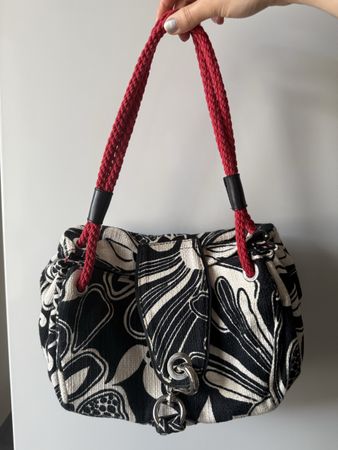 Retro vintage Handtasche gemustert