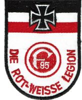 Die Rot-Weisse Legion '95 Patch/Aufnäher - Sammlerstück!