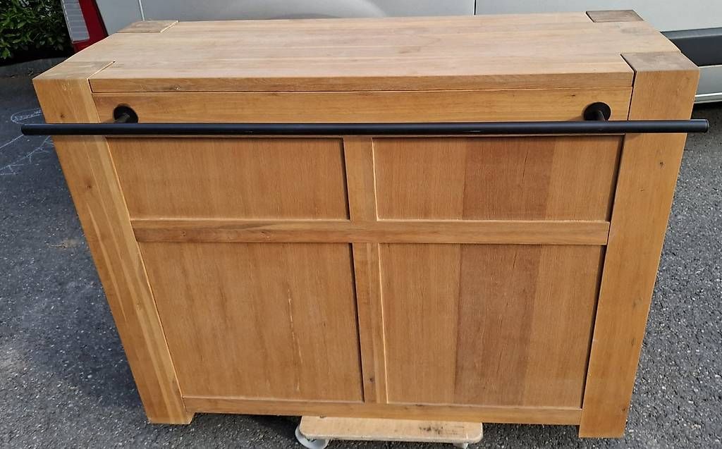 Ladenausstattungen & Messebau: massive Eichenholz-Hausbar Barschrank Weinbar – Gebraucht aus Mühlehorn von Flohmarkt-Walensee 5
