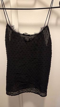 Schwarze Sommerbluse, S/36