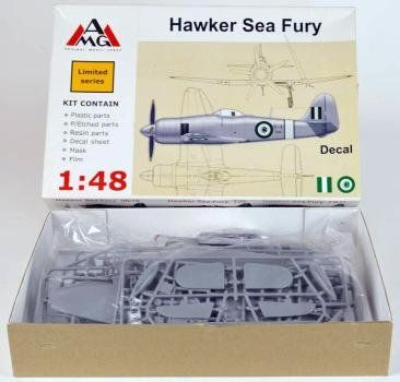 Kit di modellismo & Modellini statici: Hawker Sea Fury FB.11 1/48 – Nuovo (secondo la descrizione) da Bözen venduto da jackieoh