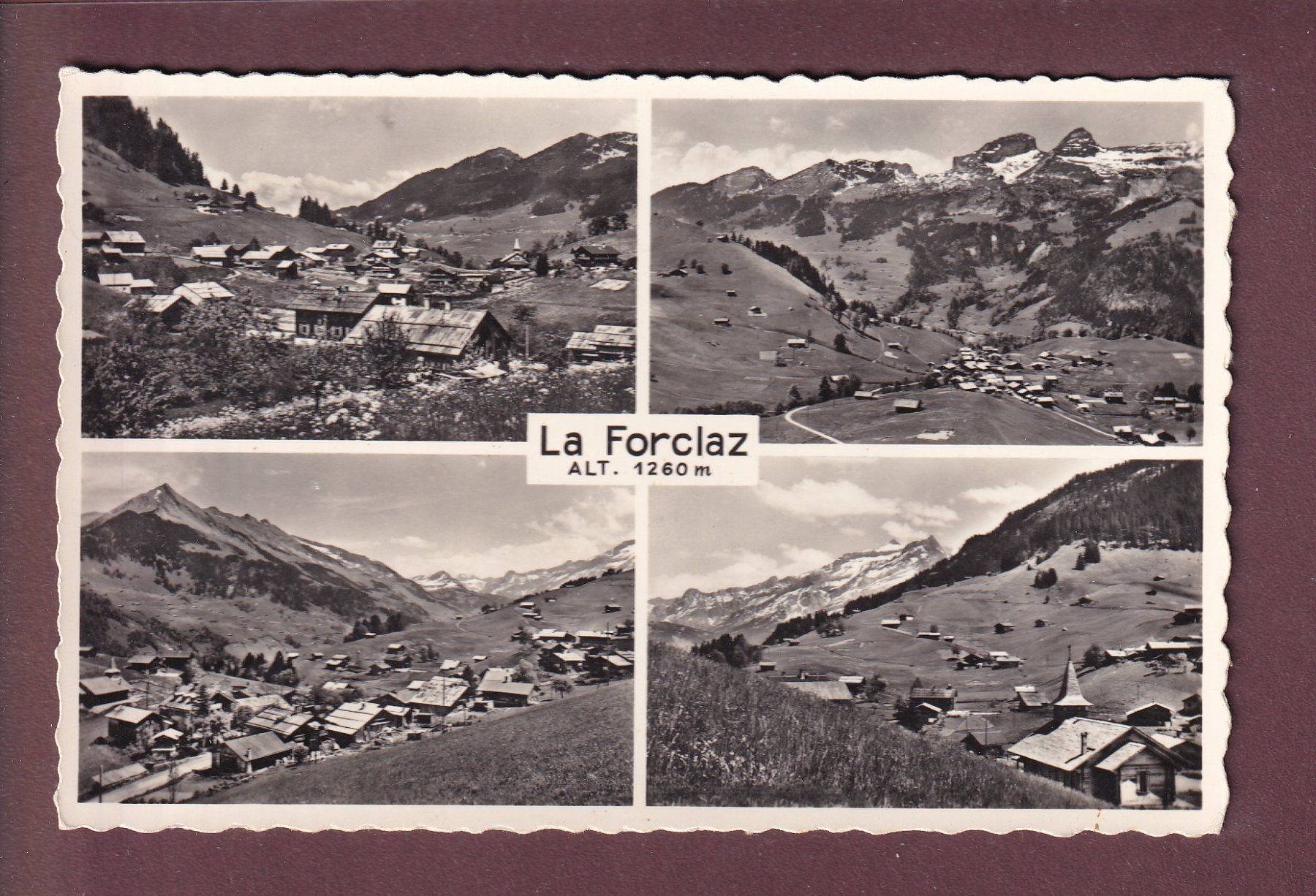 Ansichtskarten: LA FORCLAZ - 4 images – Gebraucht aus Pully von nicecards-shop