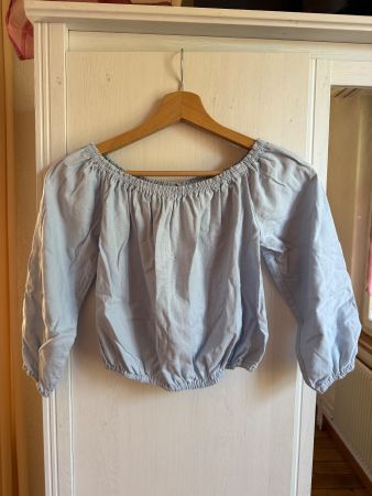 Off the shoulder blaues Top Brandy Melville onesize