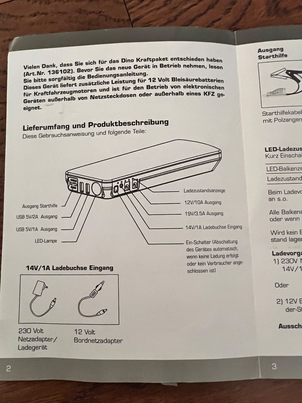 Caricabatterie: Kraftpaket Starthilfe Powerbank – Usato da Kriens venduto da scubydo 3