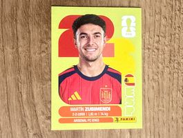 Panini FIFA WM 2026 Sticker Martin Zubimendi Esp 9