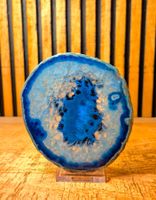 Blaue Achat Scheibe