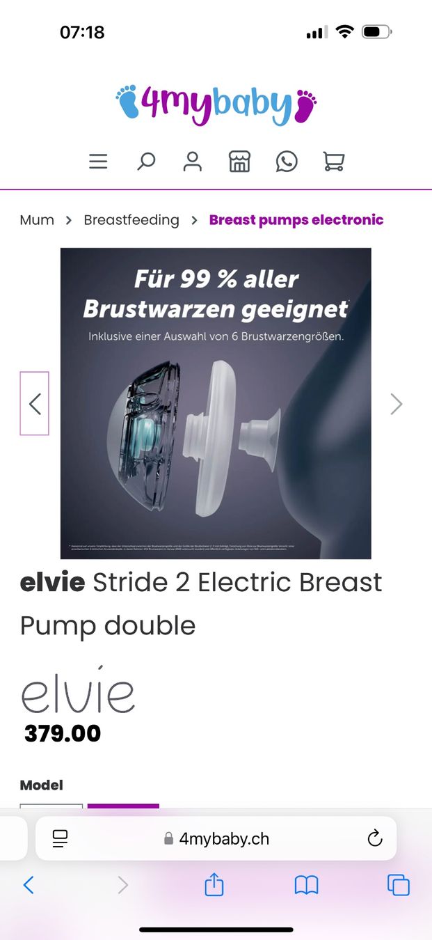 Elvie Accessori per l’allattamento: Doppelte Milchpumpe Elvie 2seitig – Nuovo (secondo la descrizione) da Tafers venduto da 13julistek13 3