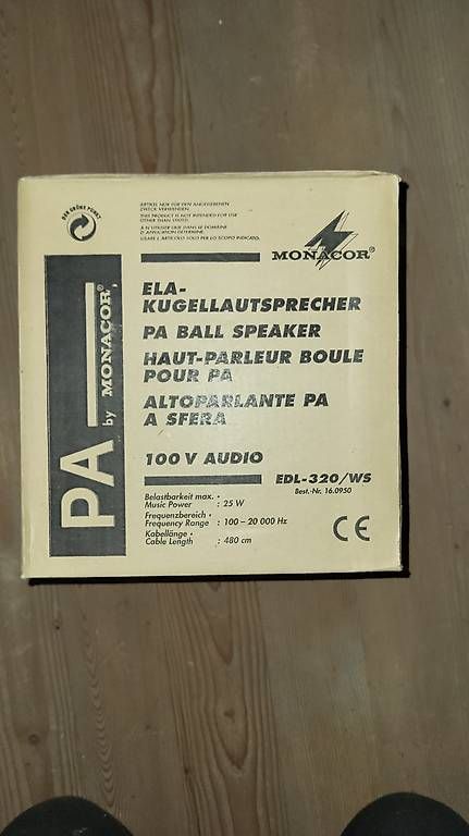 Vinyles: Monacor Pa 100 v EDL-320WS – D'occasion à Muhen par Gsell4