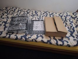 Regal schwarz Metall neu mit Anleitung 2Stk