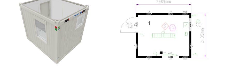 Conteneurs de construction: Bürocontainer – Neuf avec emballage d'origine à Mauren par Fuerst1 1