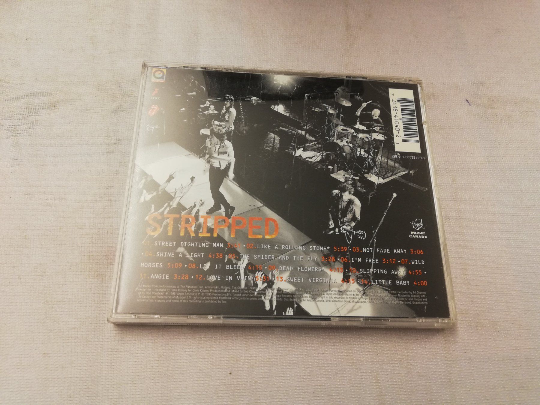 CDs: THE ROLLING STONES - STRIPPED – Gebraucht aus Bern von Vinylsound.ch 1