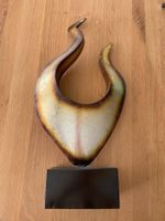 Skulptur, Gold,Deko,Flammen,Metall