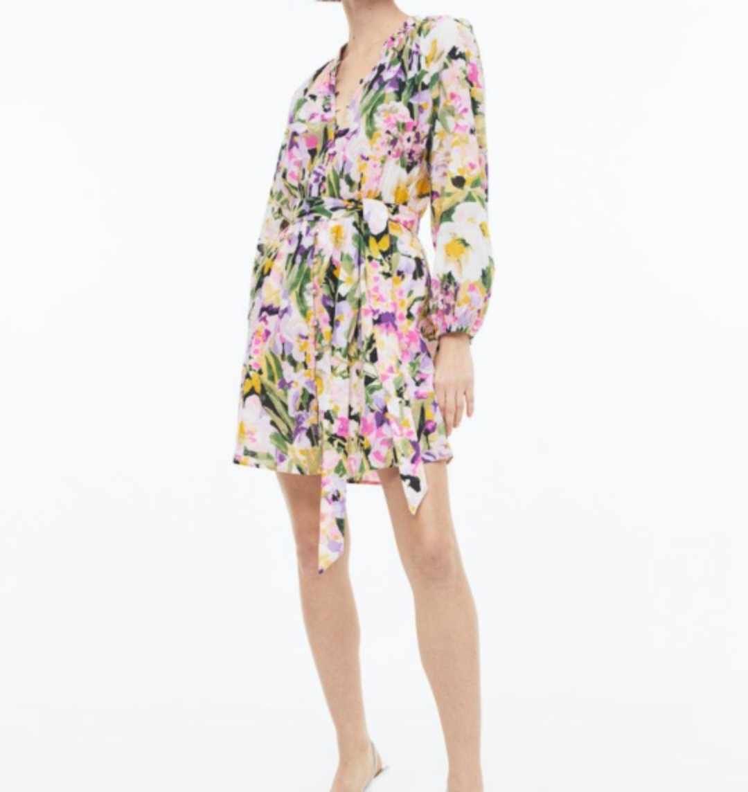 H&M Kleider: H&M Kleid mit Bindegürtel L – Neu (gemäss Beschreibung) aus Tägerwilen von makcode09 1